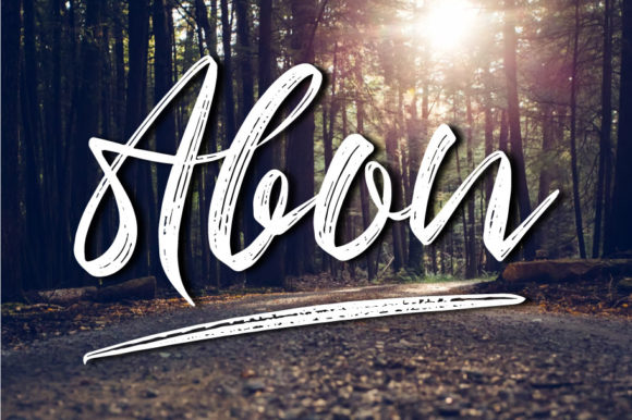 Abon: Elevating Design with a Brushed Handwritten Touch