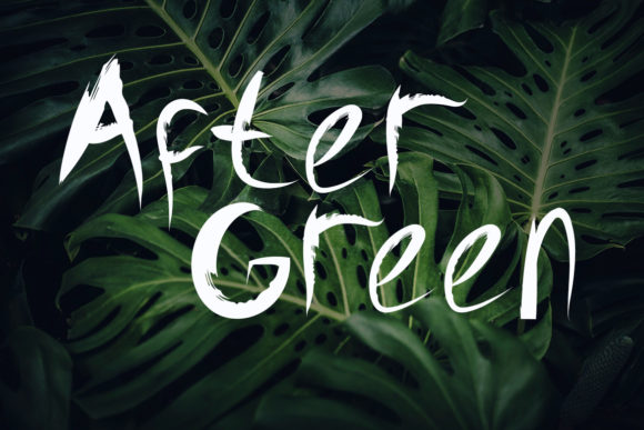 After Green: Urban Display Font Guide