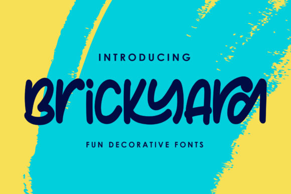 Brickyard Font: A Playful, Handwritten Typeface for Creative Design