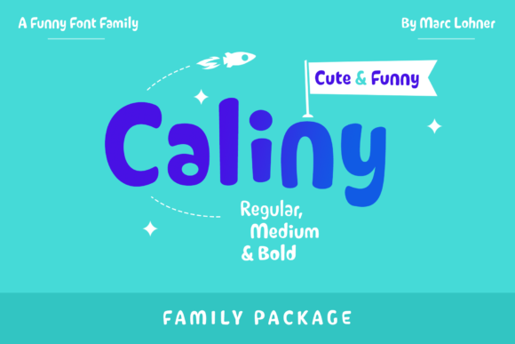 Caliny: A Playful Brushed Display Font