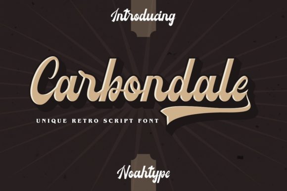 Carbondale: The Retro Brushed Script That Brings Authenticity to Modern Design