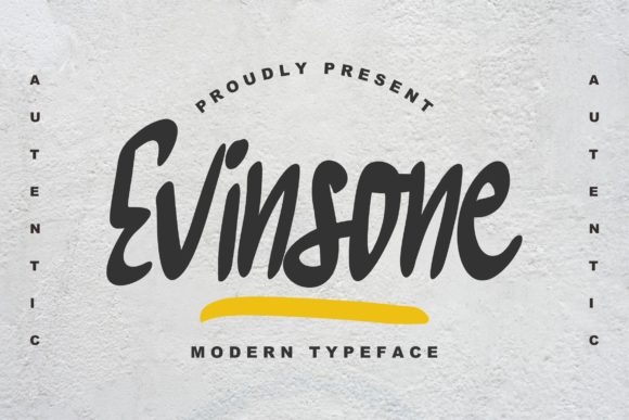 Evinsone: The Vintage Handwritten Font That Brings Soul to Modern Design