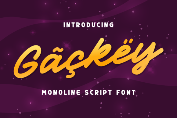 Gackey: Elegant Script Typography