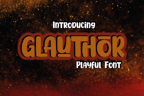 Glauthor: Elevating Design with Playful Brushed Typography