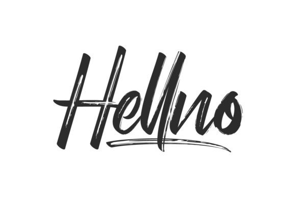 Hellno Font: Elevate Design with Brushed Script