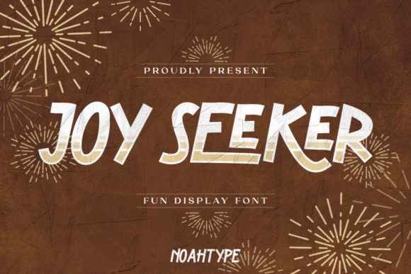 Joy Seeker: Evaluating a Paint-Brushed Display Font for Modern Branding