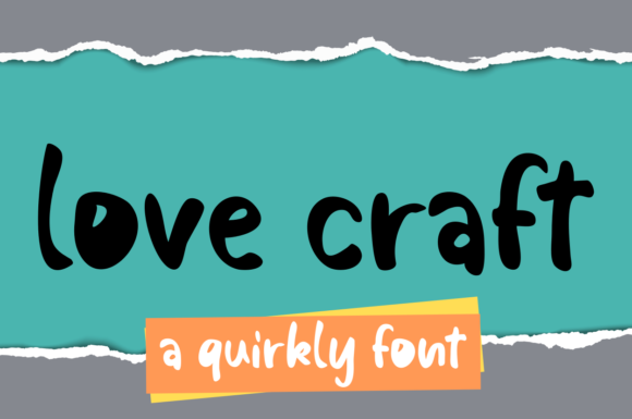 Love Craft Font: A Playful Handwritten Typeface for Modern Design