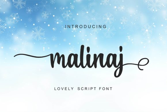 Malinaj: A Versatile Handwritten Font for Personalized Design