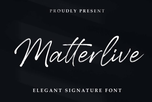 Matterlive: A Versatile Brushed Script Font