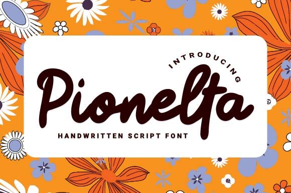 Pionelta: Elevate Your Design with Handwritten Charm