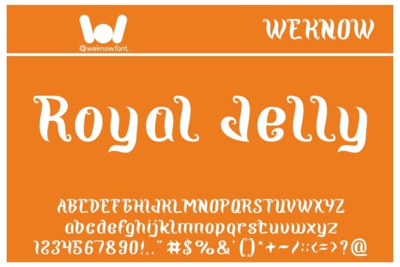 Royal Jelly: Elevating Design with a Trendy Paint-Brushed Display Font