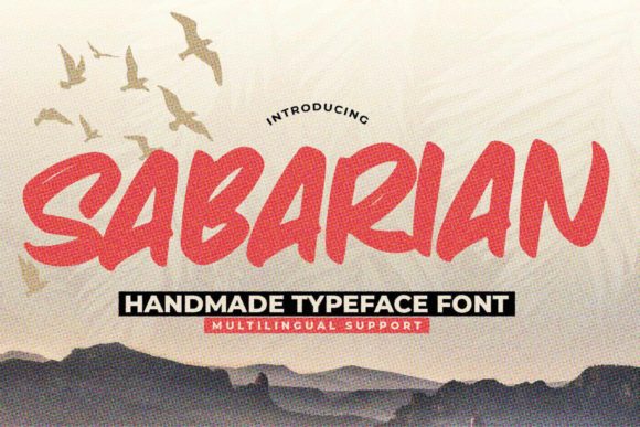 Sabarian: Bold Graffiti Typography