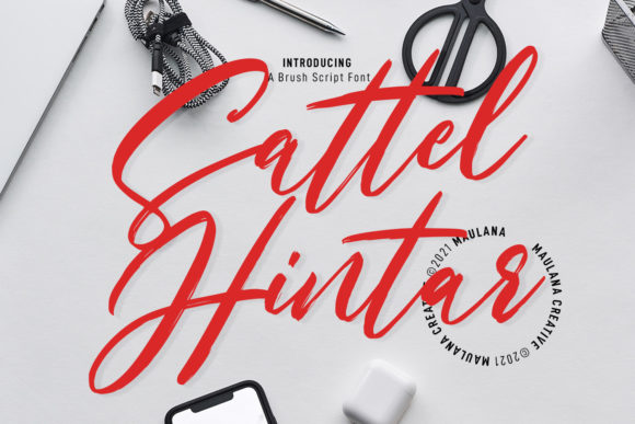 Sattel Hintar: Evaluating the Fit of a Brushed Script Font for Modern Design Projects